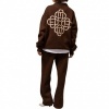 Foto van Equalite Heren Broek Bruin EQ.25.8.7.4/140 Fluffy Knit Pants