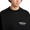 Foto van Fear Of God Essentials Heren Trui Zwart Crewneck Black/White