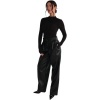 Foto van Unique The Label Dames Broek Zwart 2512-05/BLK Ziva Leather