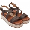 Foto van Michael Kors Dames Espadrille Bruin 40S5LYFS1B/200 Lynn Espadrille Sandal