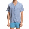 Foto van Boss Heren Overshirt Blauw 50535793/462 Beach Shirt