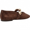 Foto van Steve Madden Dames Ballerina Bruin SM11005437/880 Poppin