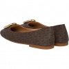 Foto van Michael Kors Dames Ballerina Bruin 40F5MLFP1B/200 Milan Flex