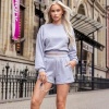 Foto van Unique The Label Dames Korte Broek Blauw UN-0025-2602/VBL Peggy Short