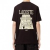 Foto van Lacoste Heren T-Shirt Bruin TH0537/3LA 1HT1