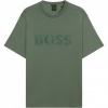 Foto van Boss Heren T-Shirt Groen 50547940/358 TS_Mirror Iconic