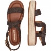 Foto van Michael Kors Dames Espadrille Bruin 40S5LYFS1B/200 Lynn Espadrille Sandal