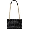 Foto van Valentino Dames Tas Zwart VBS9JP02/395 Tweed Flap Bag