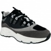 Foto van Cleens Heren Sneaker Wit Aero Runner Zwart Anyx