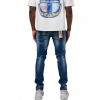 Foto van Amicci Heren Jeans Blauw AMJ1021/MID Harlan