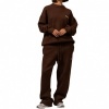 Foto van Equalite Heren Broek Bruin EQ.25.8.7.4/140 Fluffy Knit Pants