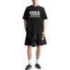 Foto van Fear Of God Heren T-shirt Zwart NBA Black/Grey