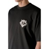 Foto van The Couture Club Heren T-shirt Zwart TCCM2971 Monogram Applique Emblem