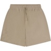 Foto van The Couture Club Heren Korte Broek Bruin TCCM3136 Towelling Jacquard Emblem