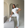 Foto van Unique The Label Dames Broek Grijs 1000-02/Grey Noelle