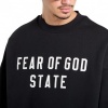 Foto van Fear Of God Essentials Heren Trui Zwart Crewneck Black/White
