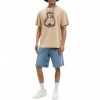Foto van Palm Angels Heren T-shirt Bruin PMAA109S26JER001/6160 Spray Bear Regular