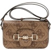 Foto van Guess Dames Tas Bruin HWOS99-24210/LTL Janie Logo Cnvrtbl Xbody Flap
