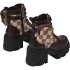 Foto van Steve Madden Dames Laars Bruin SM11005853/003 Barracks-Sm