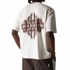 Foto van The Couture Club Heren T-shirt Wit TCCM2977 Motion Blurred Emblem
