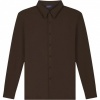 Foto van Tria d'Oro Heren Overhemd Bruin BLSP/Brown Buttoned