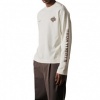 Foto van The Couture Club Heren T-shirt Off White TCCM3190 Motion Blurred Long Sleeve