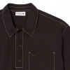 Foto van Lacoste Heren Overhemd Bruin CH1268/3LA Woven Shirt