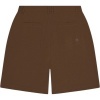 Foto van The Couture Club Heren Korte Broek Bruin TCCM3067 Textured Tailored