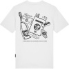 Foto van Baron Filou Heren T-shirt Wit CLII/WHT Sketch
