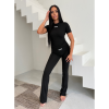 Foto van Unique The Label Dames T-shirt Zwart 1000/02 Nena Short Sleeve