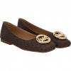 Foto van Michael Kors Dames Ballerina Bruin 40F5MLFP1B/200 Milan Flex