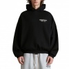 Foto van Fear Of God Essentials Heren Trui Zwart Fleece Hoodie Black/White
