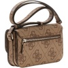 Foto van Guess Dames Tas Bruin HWOS99-24210/LTL Janie Logo Cnvrtbl Xbody Flap