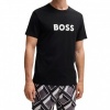 Foto van Boss Heren T-shirt Zwart 50491706/001 T Shirt Rn