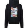 Foto van Moose Knuckles Heren Trui Zwart M35MS681EV/292 Evisu X Moose Hoodie