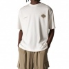 Foto van The Couture Club Heren T-shirt Wit Khaki TCCM2977 Motion Blurred Emblem