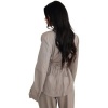 Foto van Unique The Label Dames Blouse Bruin Taupe Rosie