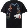 Foto van Moose Knuckles Heren T-shirt Zwart M35MT740EV/292 Evisu X Moose S/S Tee