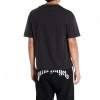Foto van Palm Angels Heren T-shirt Zwart PMAA109S26JER00G/1003 Curved Logo Regular
