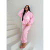 Foto van Unique The Label Dames Trui Roze 2504/10 Elyana Hoodie