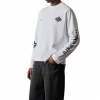 Foto van The Couture Club Heren T-shirt Wit TCCM3190 Motion Blurred Long Sleeve