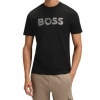 Foto van Boss Heren T-Shirt Zwart 50554616/001 Te_Frozen