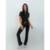 Foto van Unique The Label Dames Broek Zwart 1000-03/BLK Nena Pants