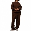 Foto van Equalite Heren Broek Bruin EQ.25.8.7.4/140 Fluffy Knit Pants