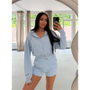 Foto van Unique The Label Dames Korte Broek Blauw 2504-09/Blue Molly