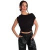Foto van Unique The Label Dames Top Zwart 2512-07/BLK Mira