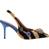 Foto van Kurt Geiger Dames Pump Goud 6139999789 Loulou Eagle Sling