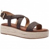 Foto van Michael Kors Dames Espadrille Bruin 40S5LYFS1B/200 Lynn Espadrille Sandal