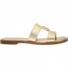 Foto van Michael Kors Dames Ballerina Goud 40S6ERFS2M/740 Erin Flat Sandal