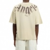 Foto van Palm Angels Heren T-shirt Bruin PMAA10DS26JER002/6160 Big Neck Logo Loose